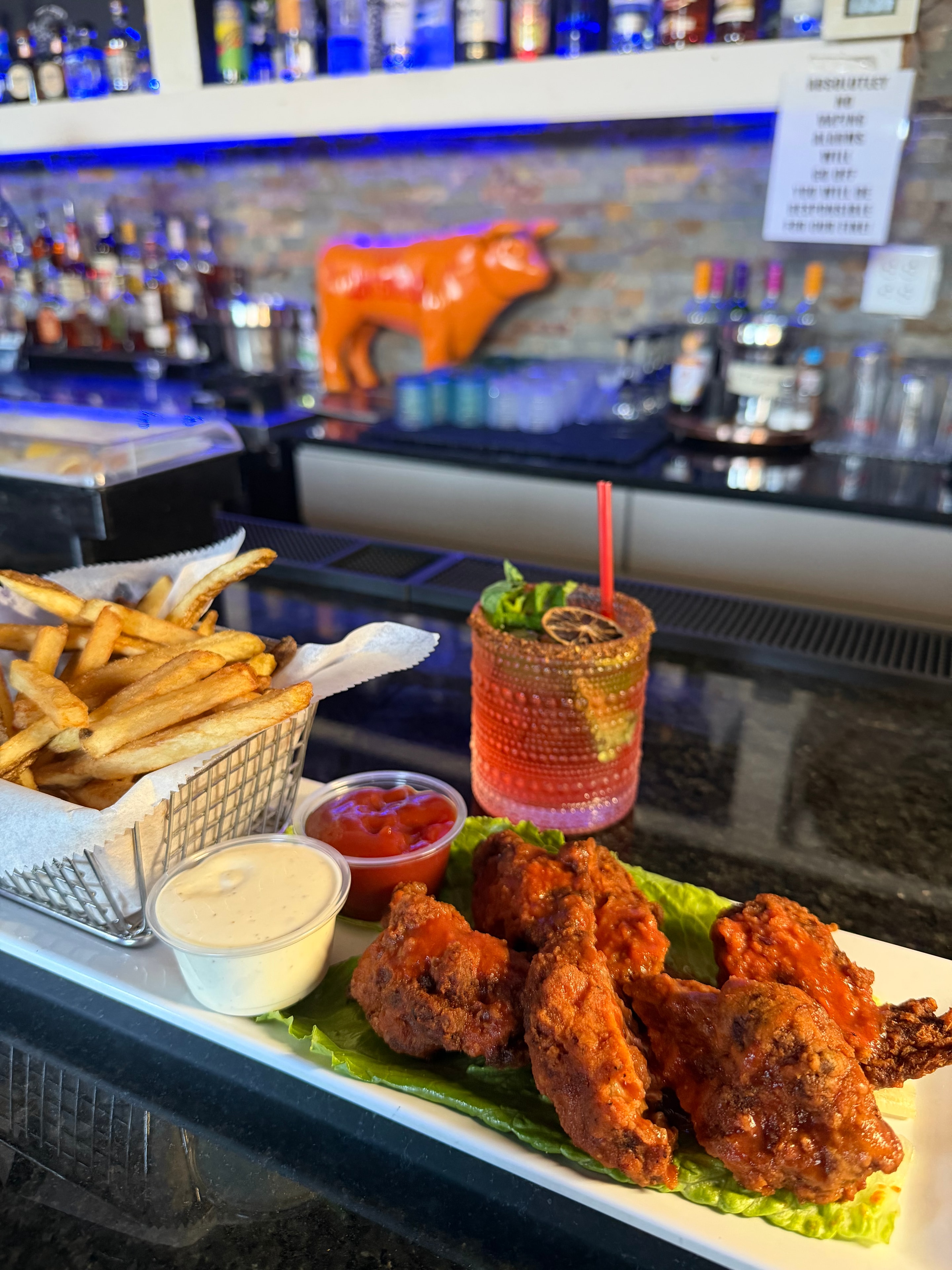 6 Breaded Wings